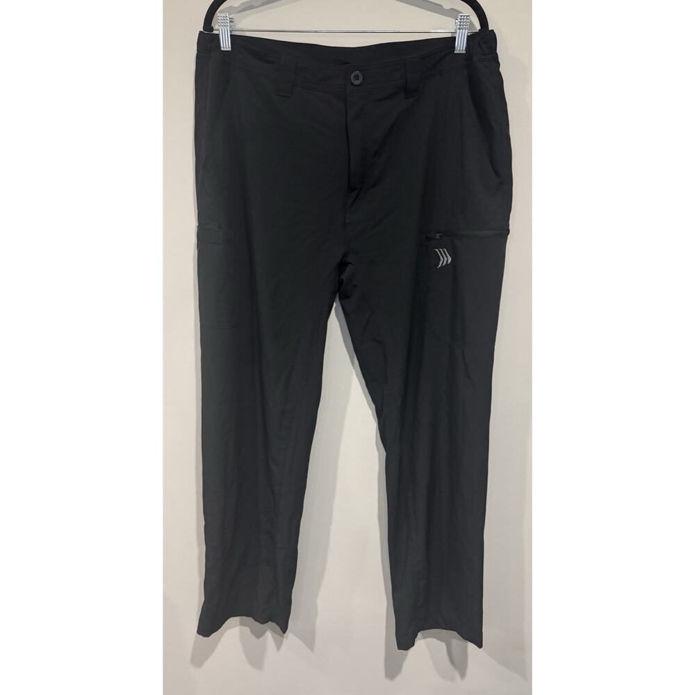 Gillz Black Tournament Pants Lightweight Cargo Performance Fishing Men's Size XL